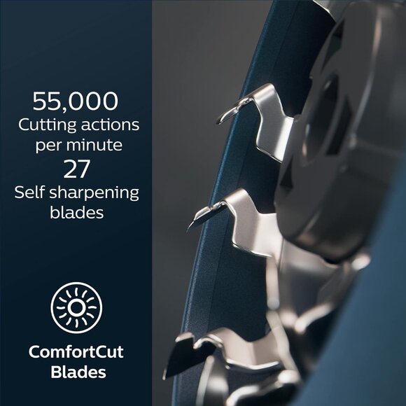 Phillips Norelco "NEW" Series 5000, Wet & Dry Electric Rechargeable Shaver X5004 - Picture 8 of 10